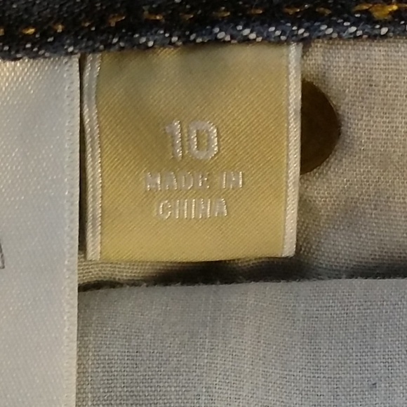 Michael Kors Dark Wash Boot Cut Jeans - Picture 6 of 9